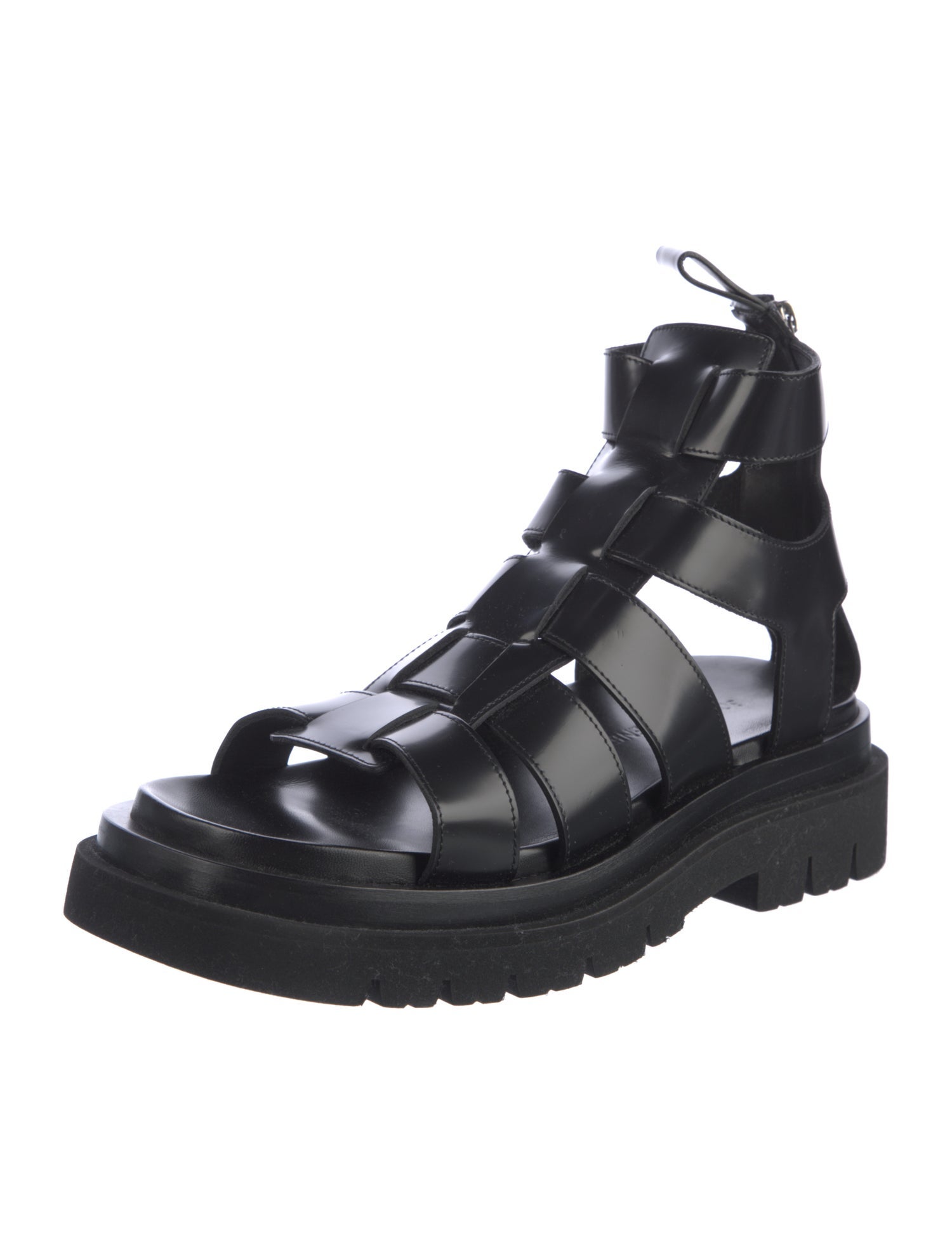 Bottega Veneta Leather Gladiator Sandals