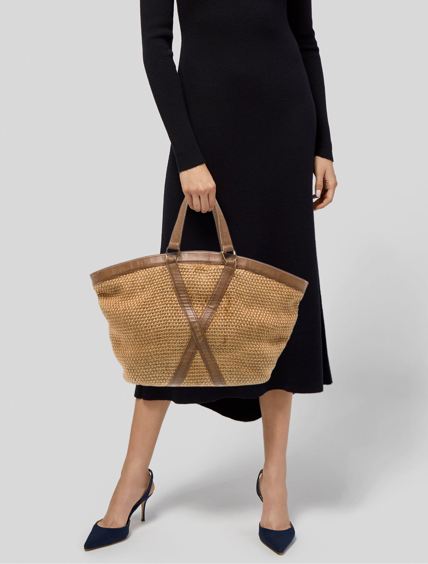 Bottega Veneta Marco Polo Tote Vintage