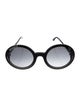 Bottega Veneta Round Gradient Sunglasses