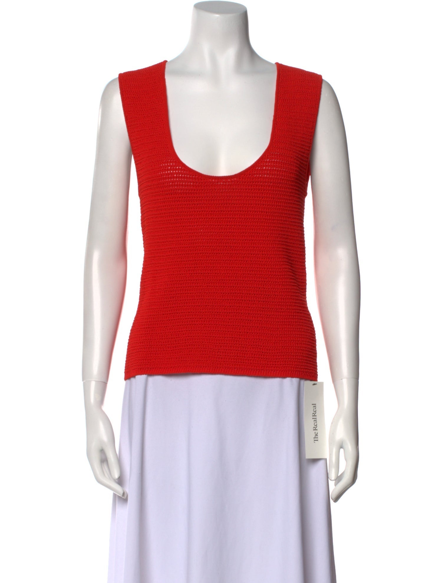 Bottega Veneta Scoop Neck Sleeveless Top