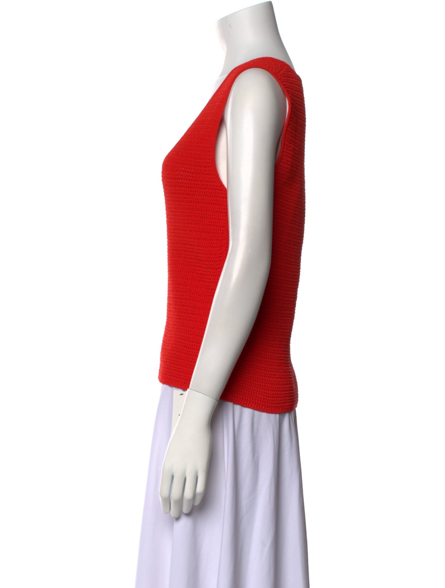 Bottega Veneta Scoop Neck Sleeveless Top