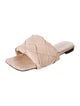 Bottega Veneta Intrecciato Weave Leather Slides