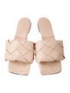 Bottega Veneta Intrecciato Weave Leather Slides