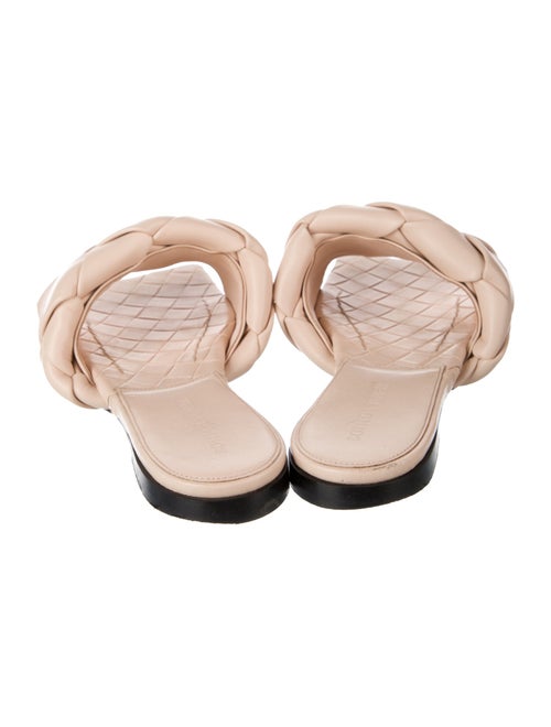 Bottega Veneta Intrecciato Weave Leather Slides