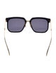 Bottega Veneta Square Tinted Sunglasses