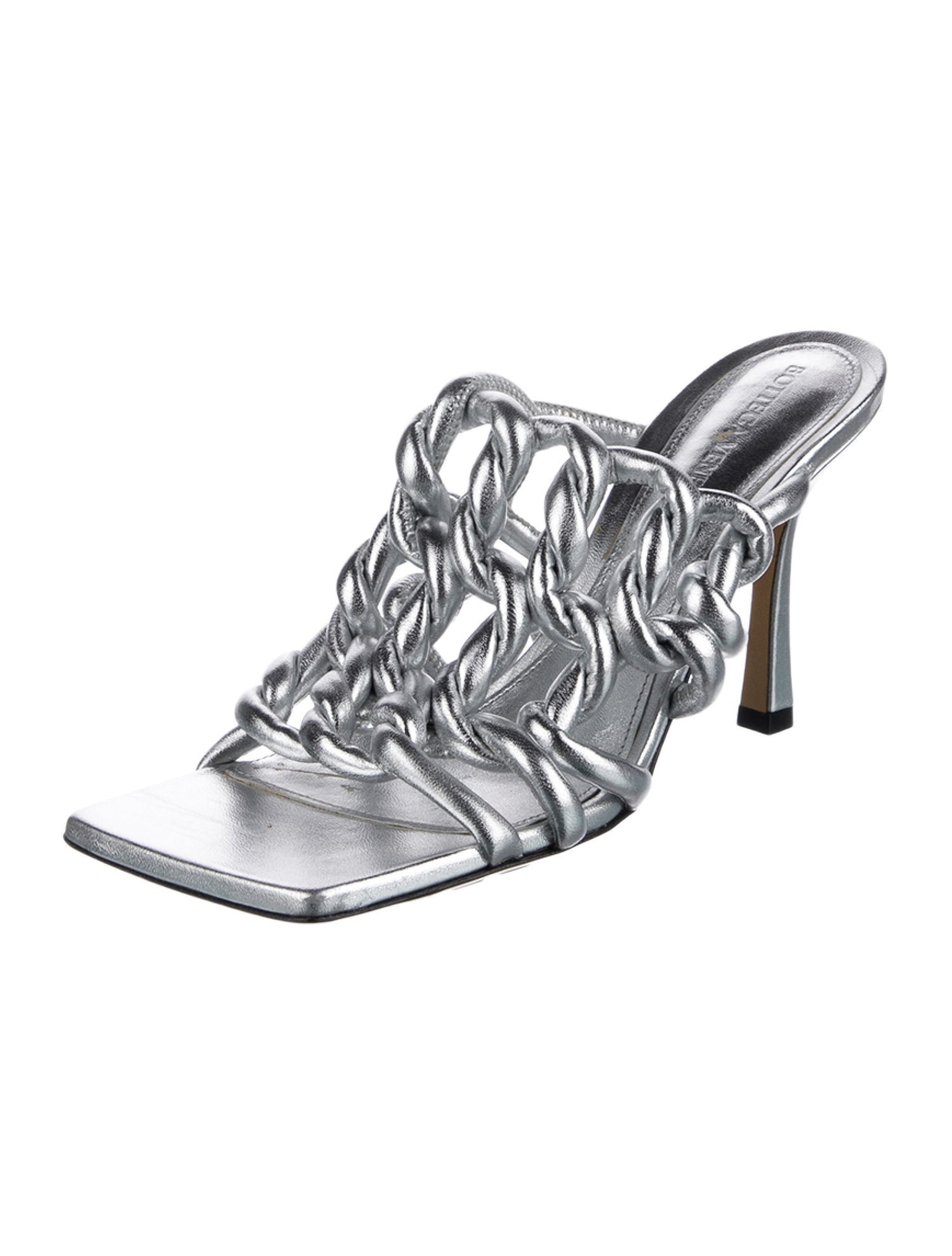 Bottega Veneta Leather Slides