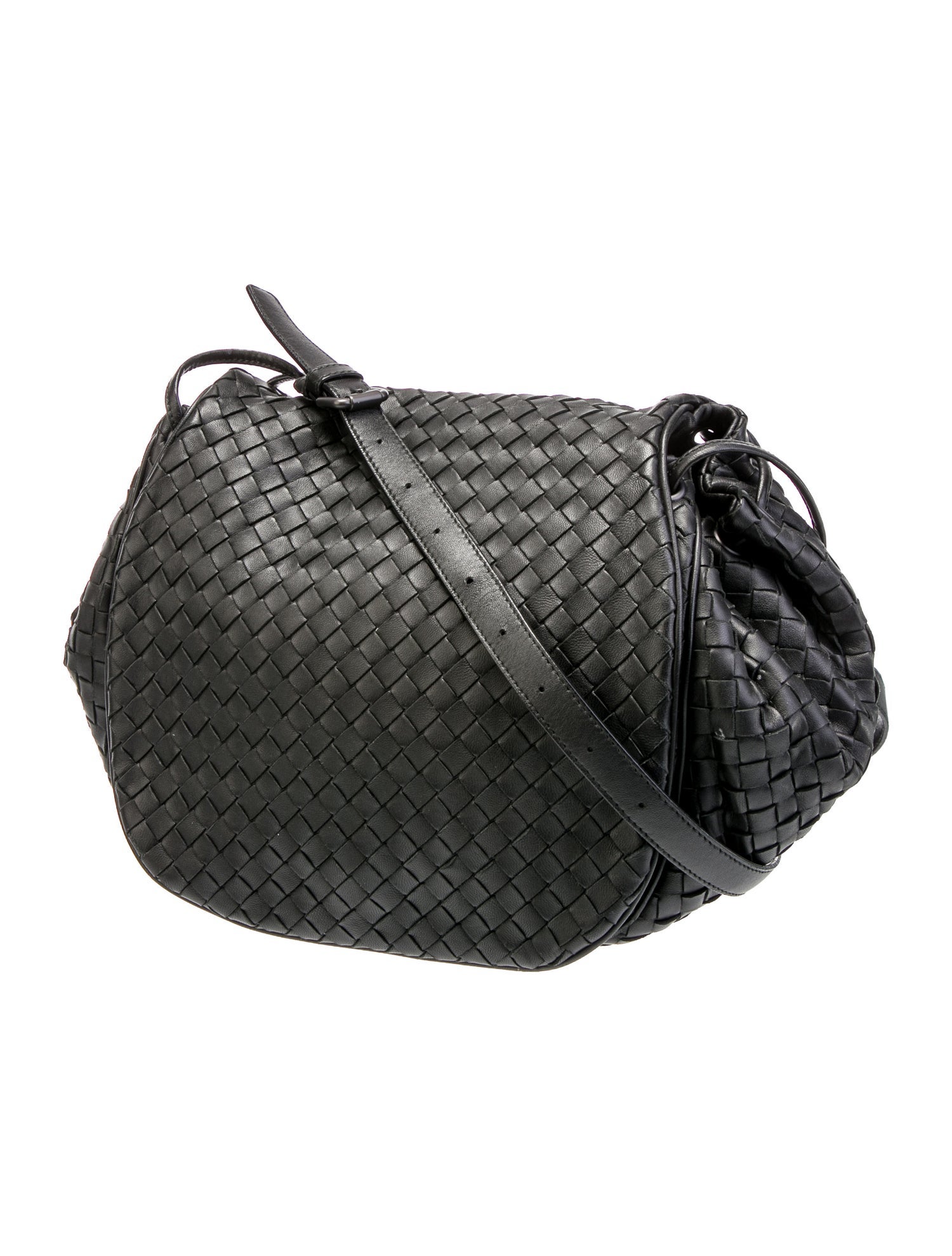 バッグ BOTTEGA VENETA Body bag Intrecciato y2k Bottega Veneta Intrecciato Crossbody Bag - Black Crossbody Bags