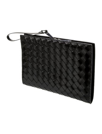 Bottega Veneta Intrecciato Document Holder With Bracelet Small