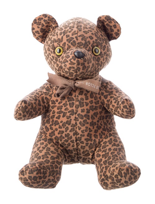 Bottega Veneta Leopard Print Bear Plush