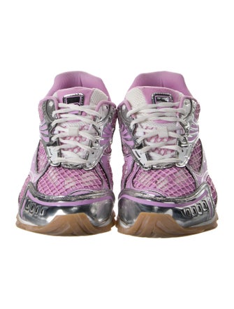 Bottega Veneta Mesh Patterned Athletic Sneakers