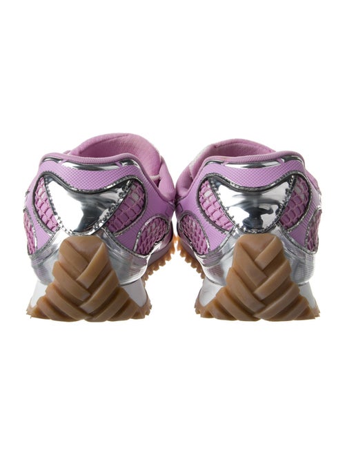 Bottega Veneta Mesh Patterned Athletic Sneakers