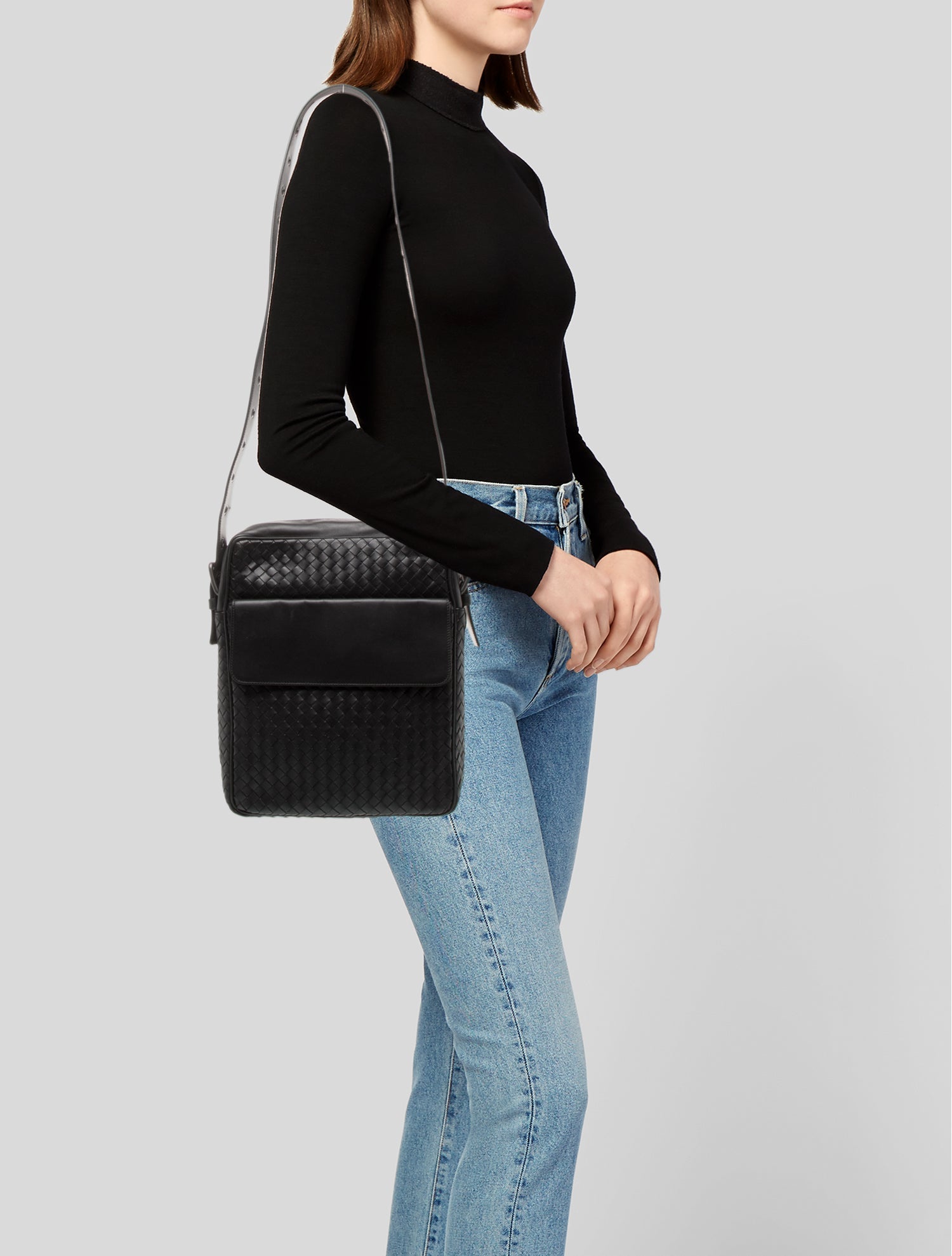 Bottega Veneta Intrecciato Messenger Bag