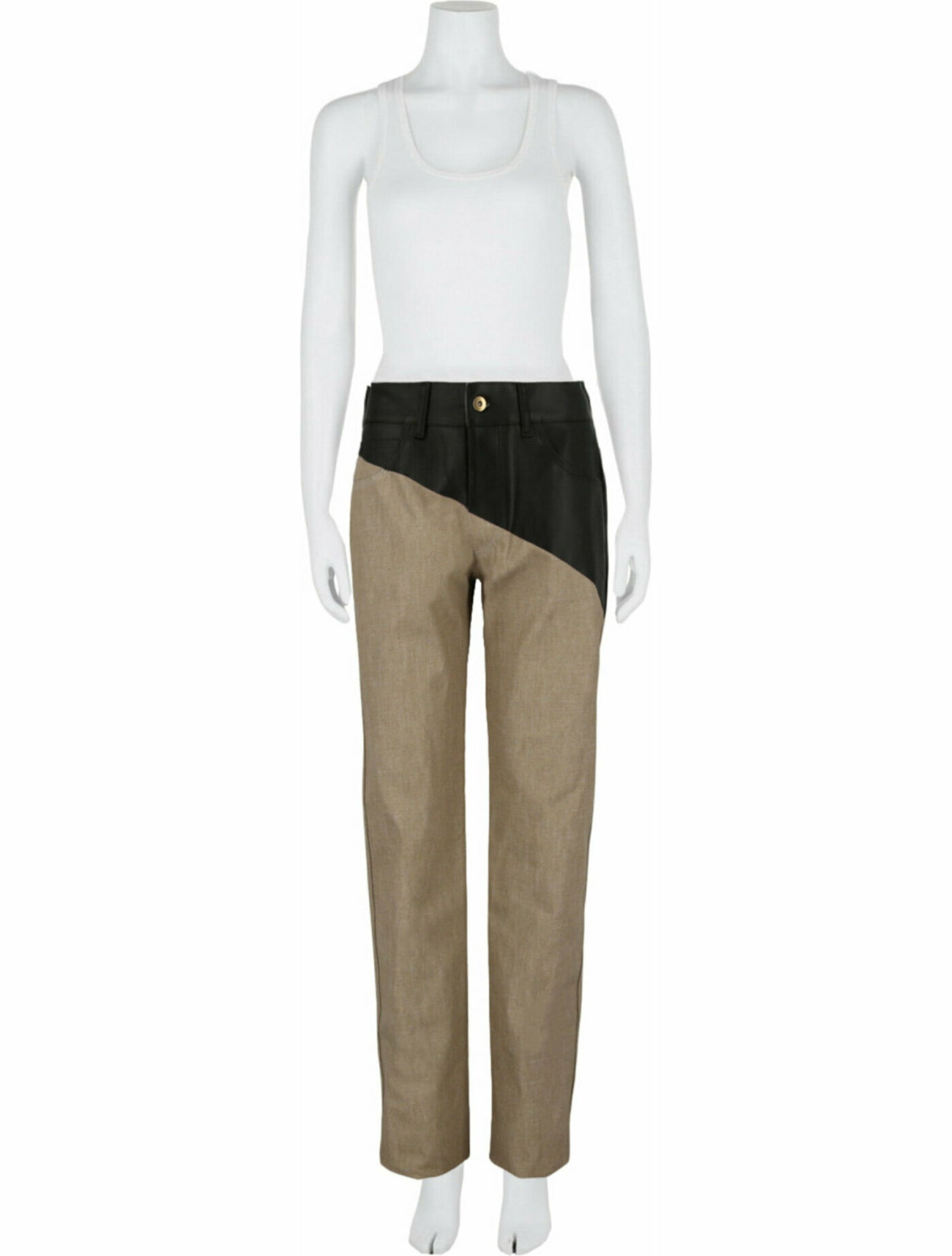 Bottega Veneta Colorblock Pattern Pants w/ Tags