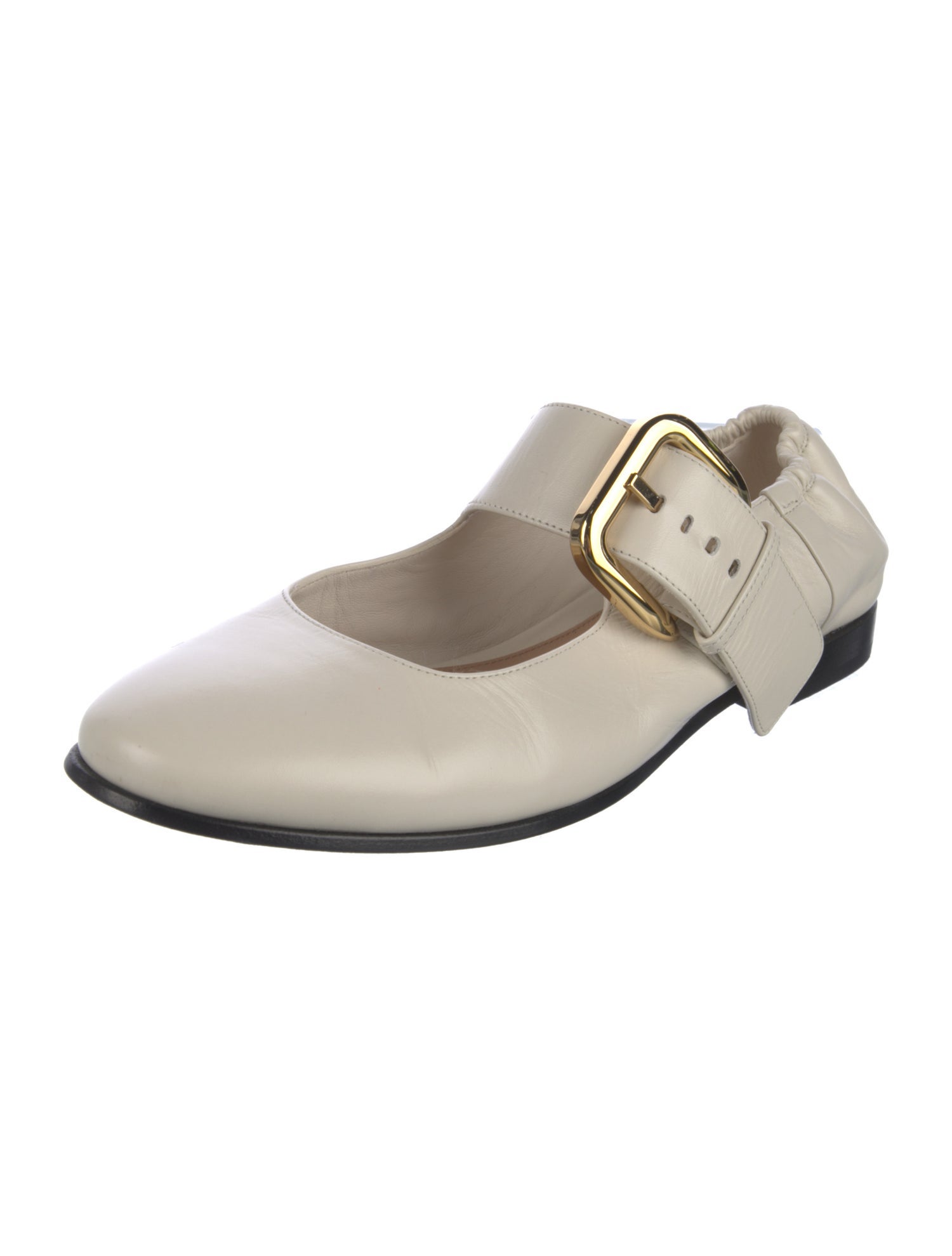 Bottega Veneta Leather Mary Jane Flats