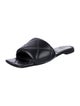Bottega Veneta Quilted Pattern Leather Slides