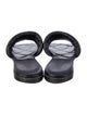 Bottega Veneta Quilted Pattern Leather Slides
