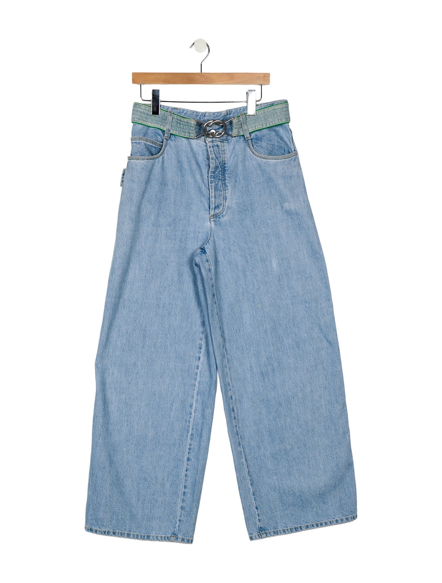 Bottega Veneta High-Rise Wide Leg Jeans