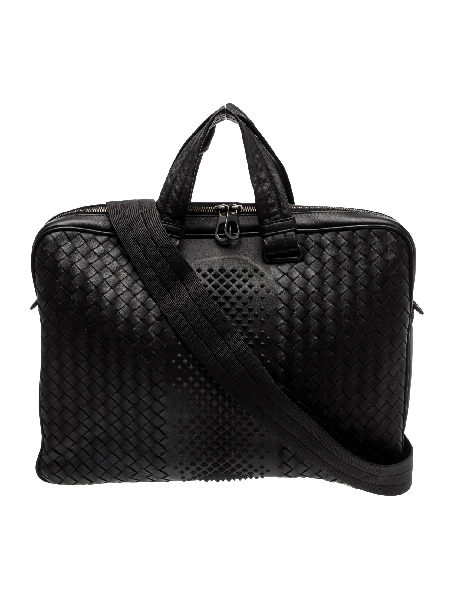 Bottega Veneta Intrecciato Briefcase Bag