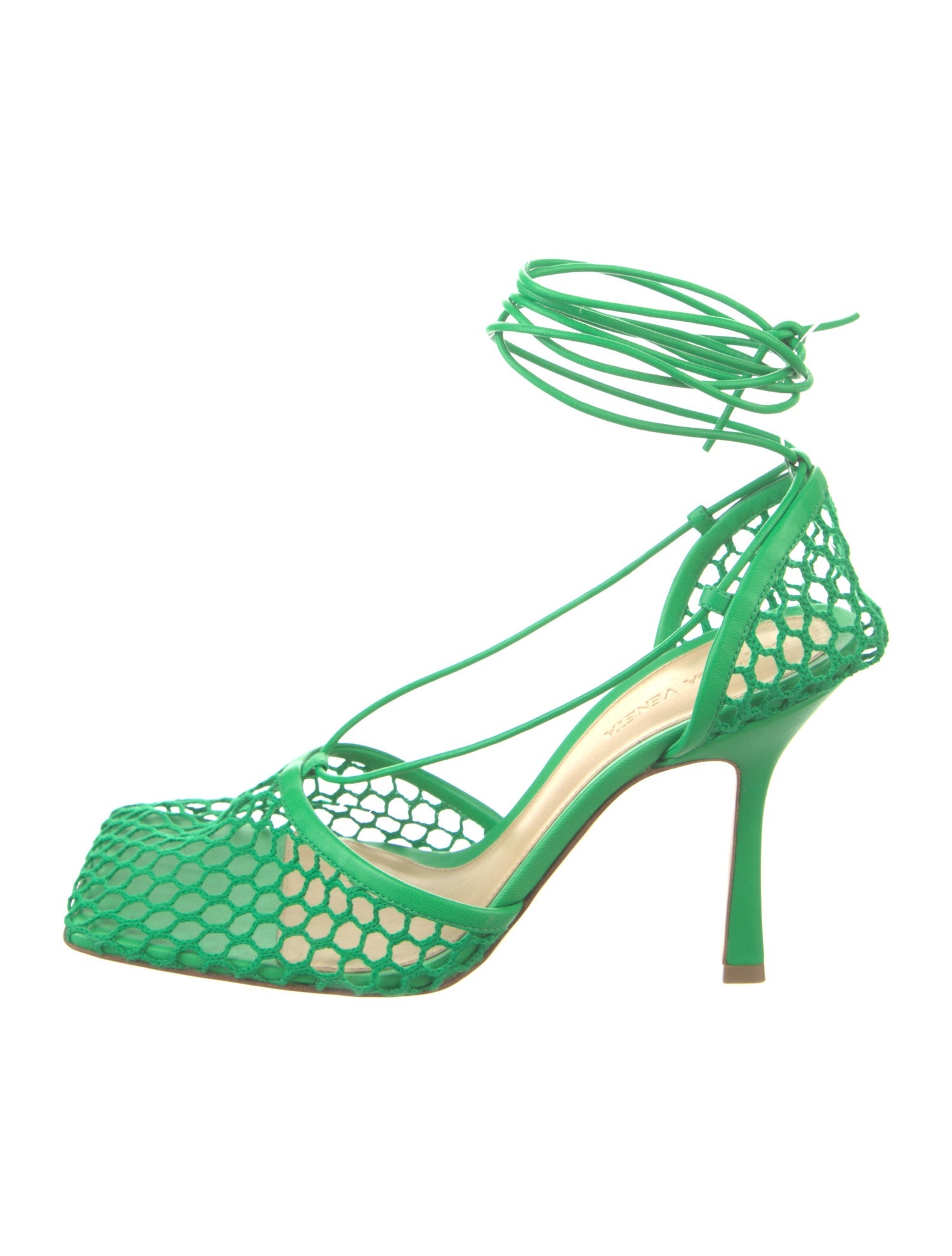 Bottega Veneta Mesh Slingback Pumps