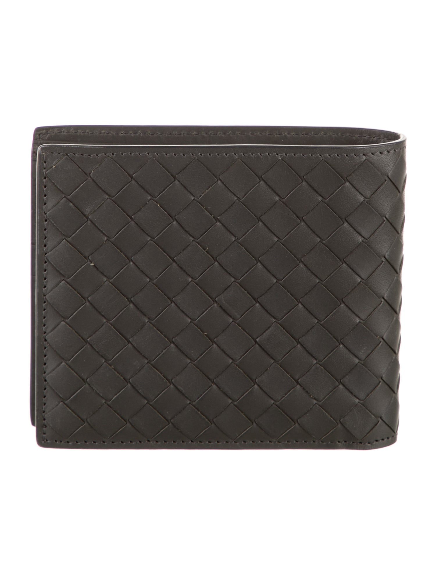Bottega Veneta Intrecciato Weave Leather Bifold Wallet
