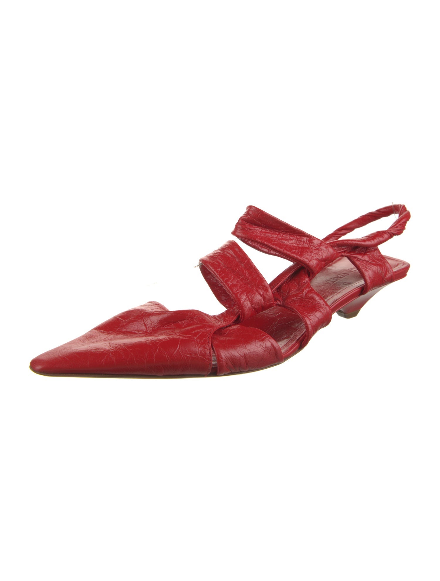 Bottega Veneta Leather Slingback Pumps