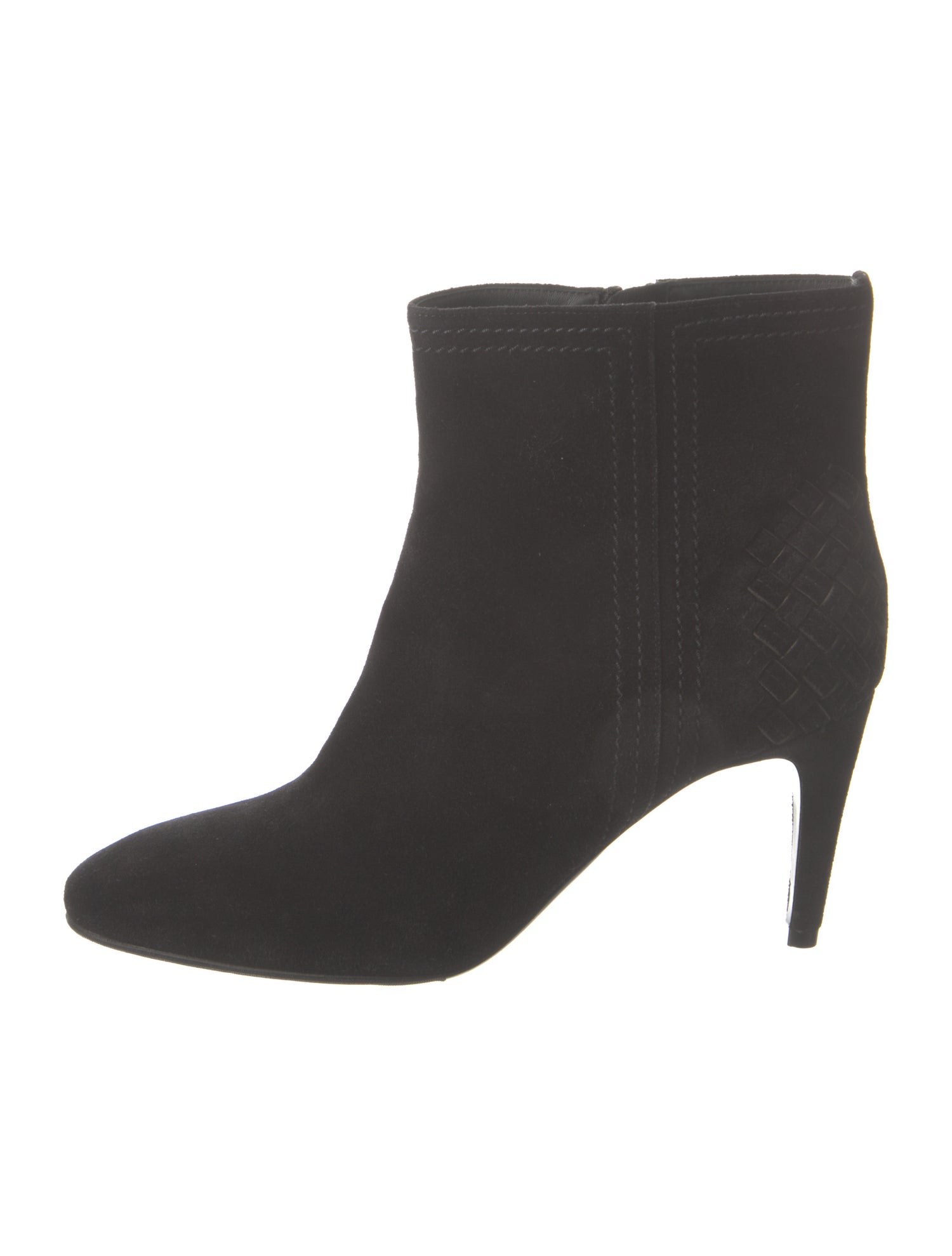 Bottega Veneta Intrecciato Weave Suede Boots