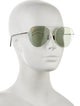 Bottega Veneta Aviator Mirrored Sunglasses