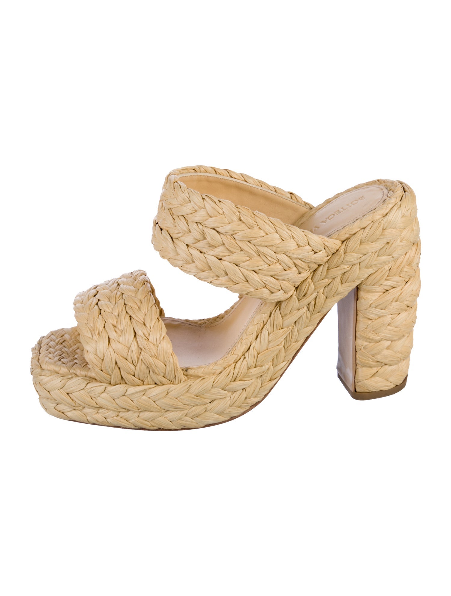 Bottega Veneta Raffia Braided Accents Espadrilles