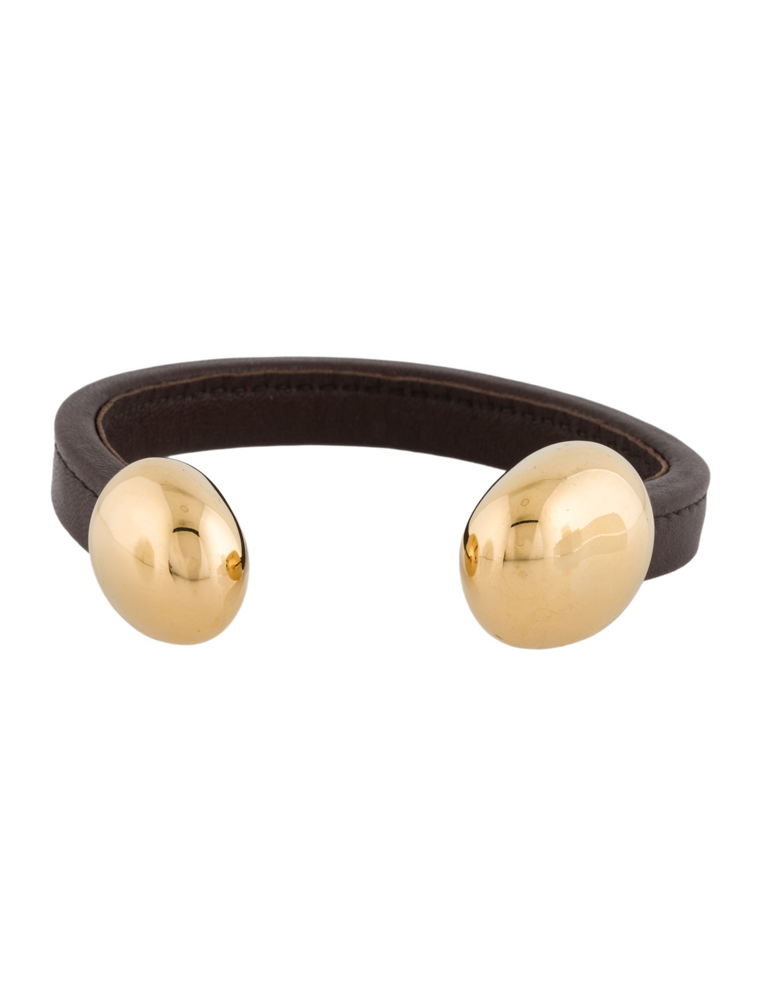 Bottega Veneta Spherical Stopper Cuff Bracelet