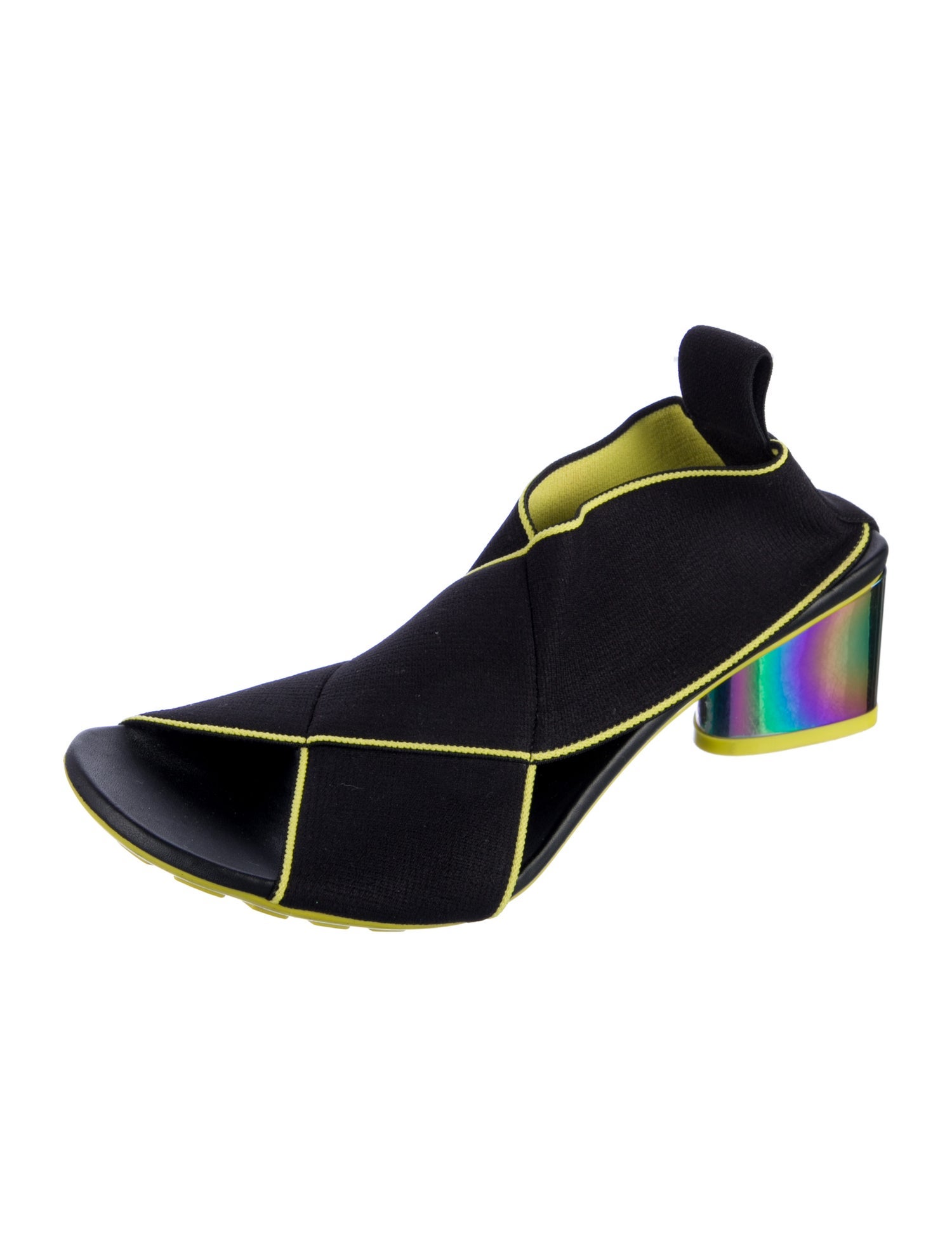 Bottega Veneta Flex Striped Slingback Sandals