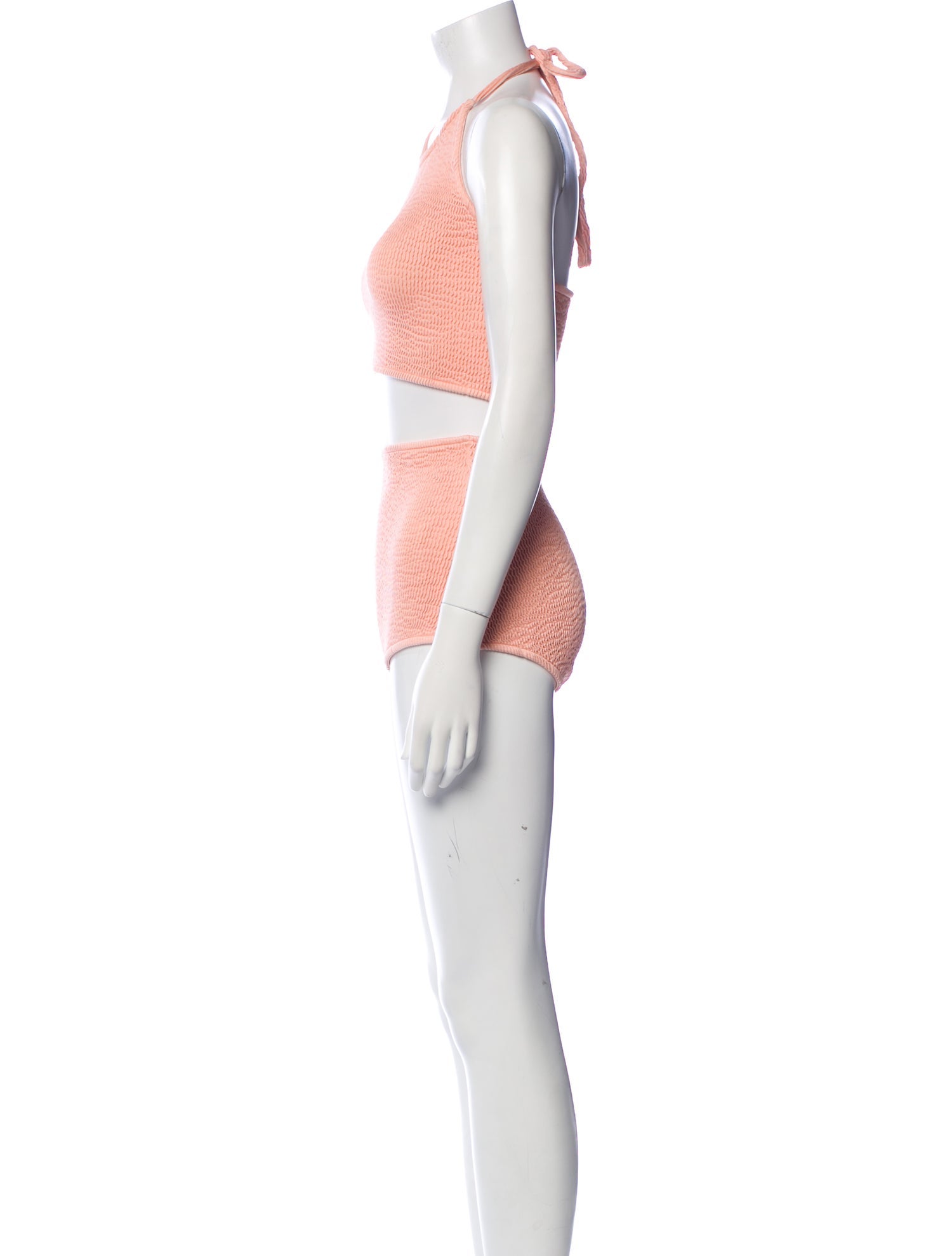 Bottega Veneta Pleated Accents Bikini