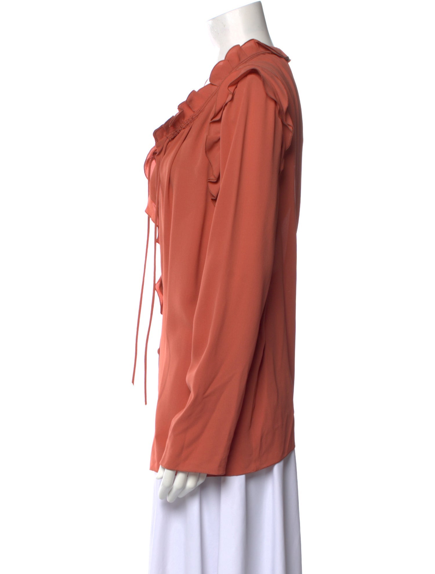 Bottega Veneta Silk Cowl Neck Blouse w/ Tags