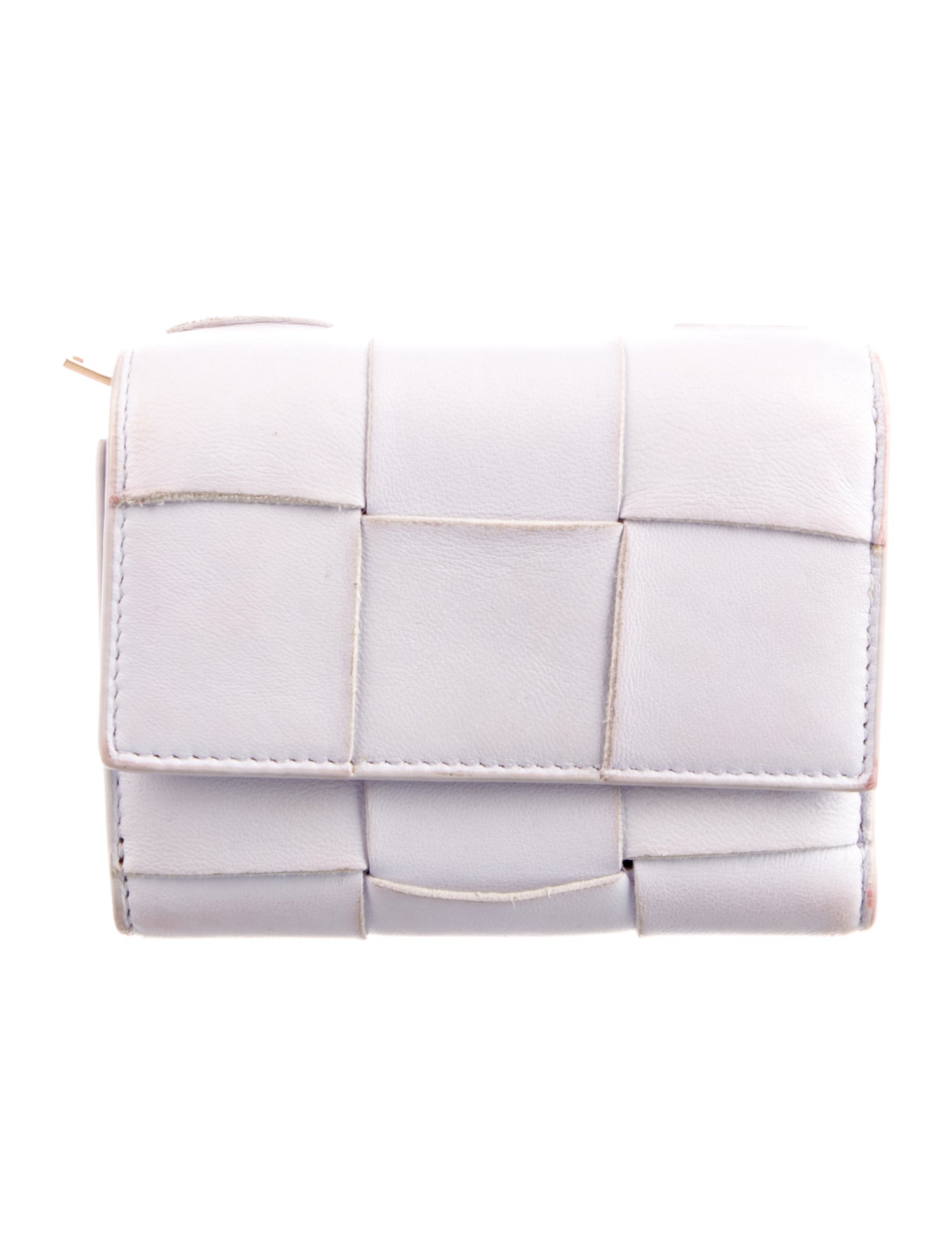 Bottega Veneta Intrecciato Weave Leather Wallet
