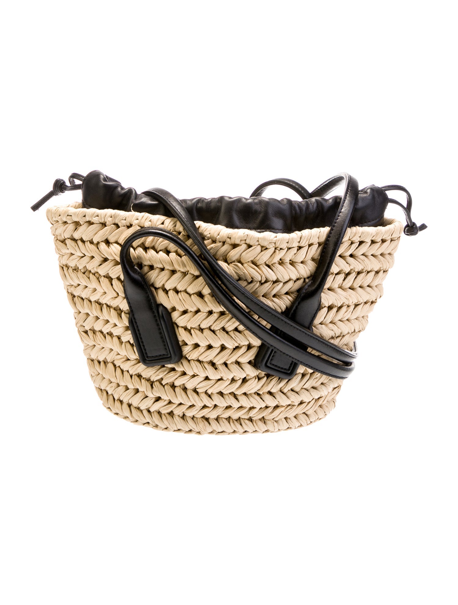 Bottega Veneta Raffia Arco Small