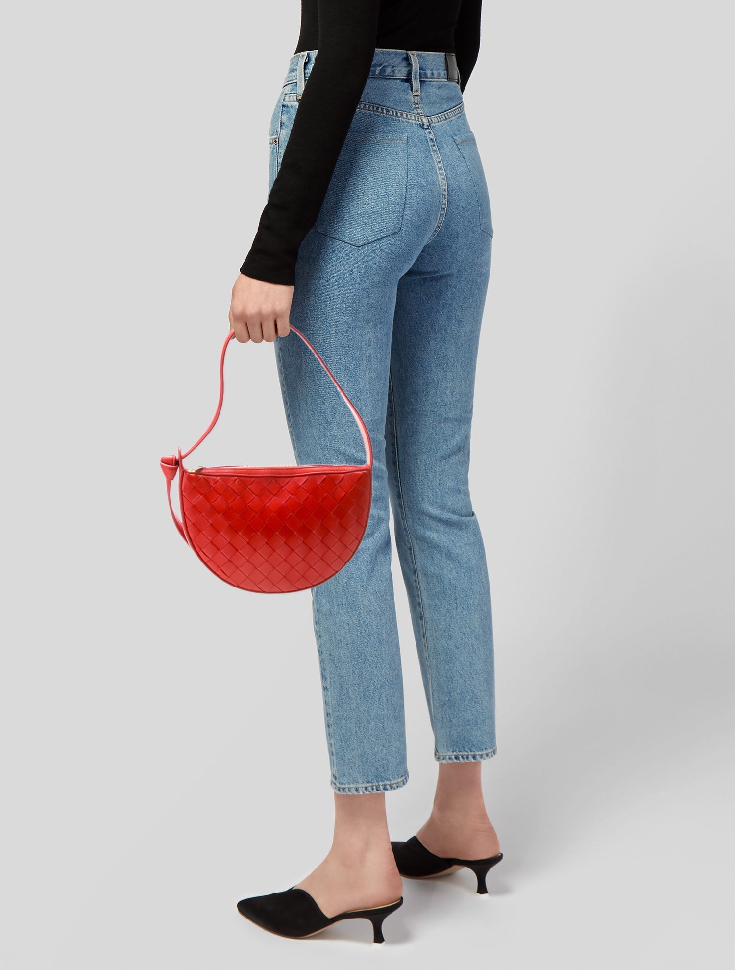 Bottega Veneta Intrecciato Half Moon