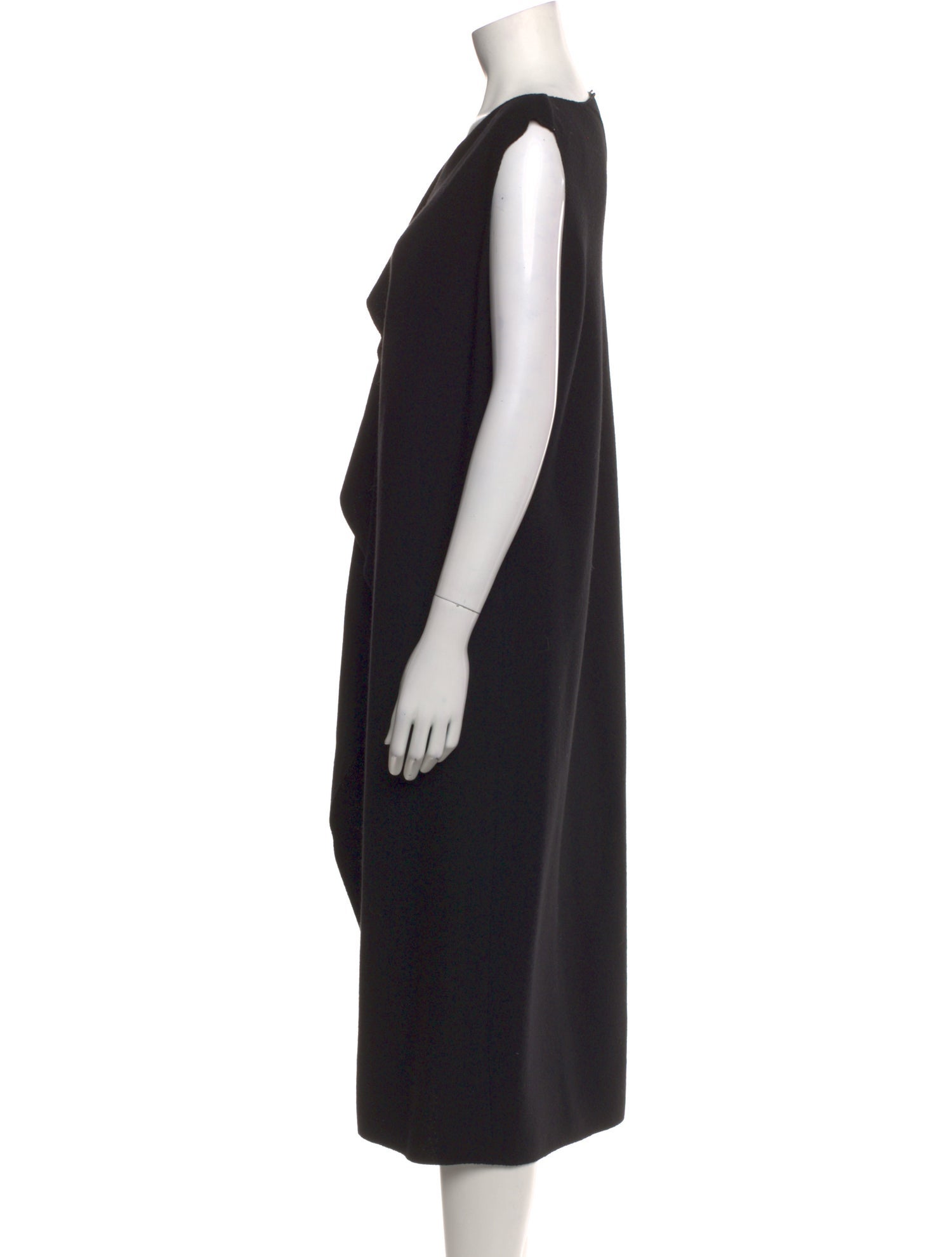 Bottega Veneta Virgin Wool Midi Length Dress