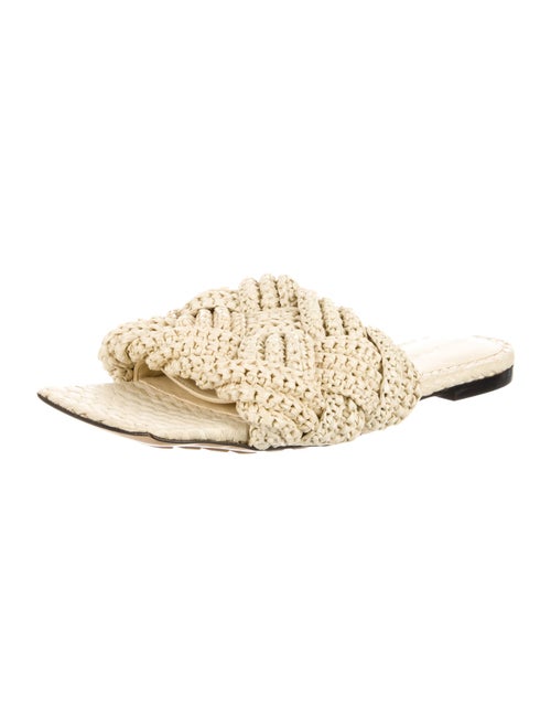 Bottega Veneta Lido Intrecciato Weave Slides