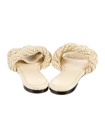 Bottega Veneta Lido Intrecciato Weave Slides