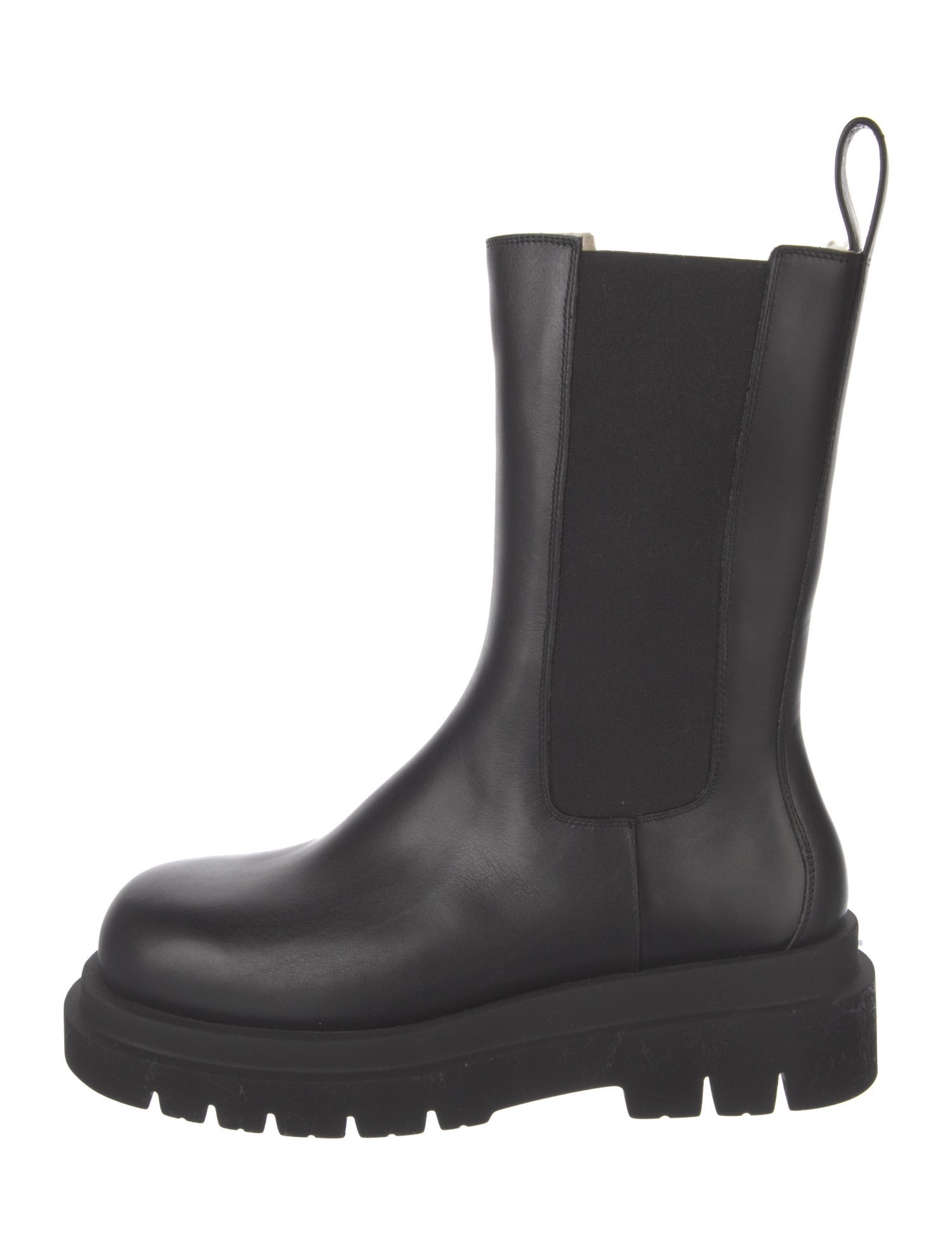 Bottega Veneta Lug Leather Chelsea Boots w/ Tags