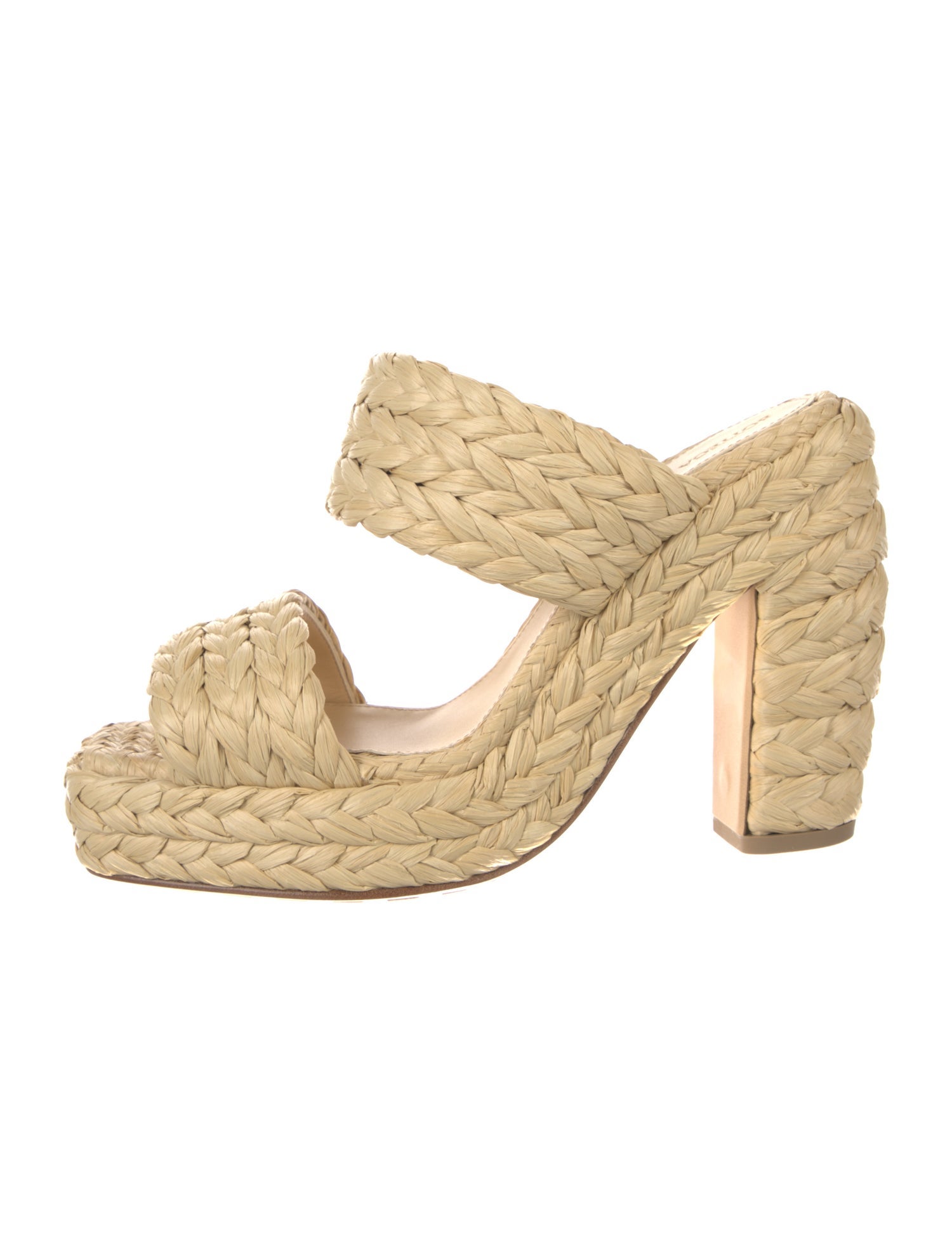 Bottega Veneta Raffia Braided Accents Espadrilles