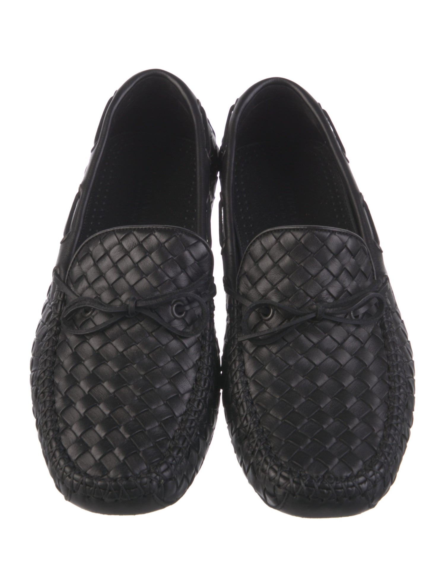 Bottega Veneta Intrecciato Weave Leather Drivers