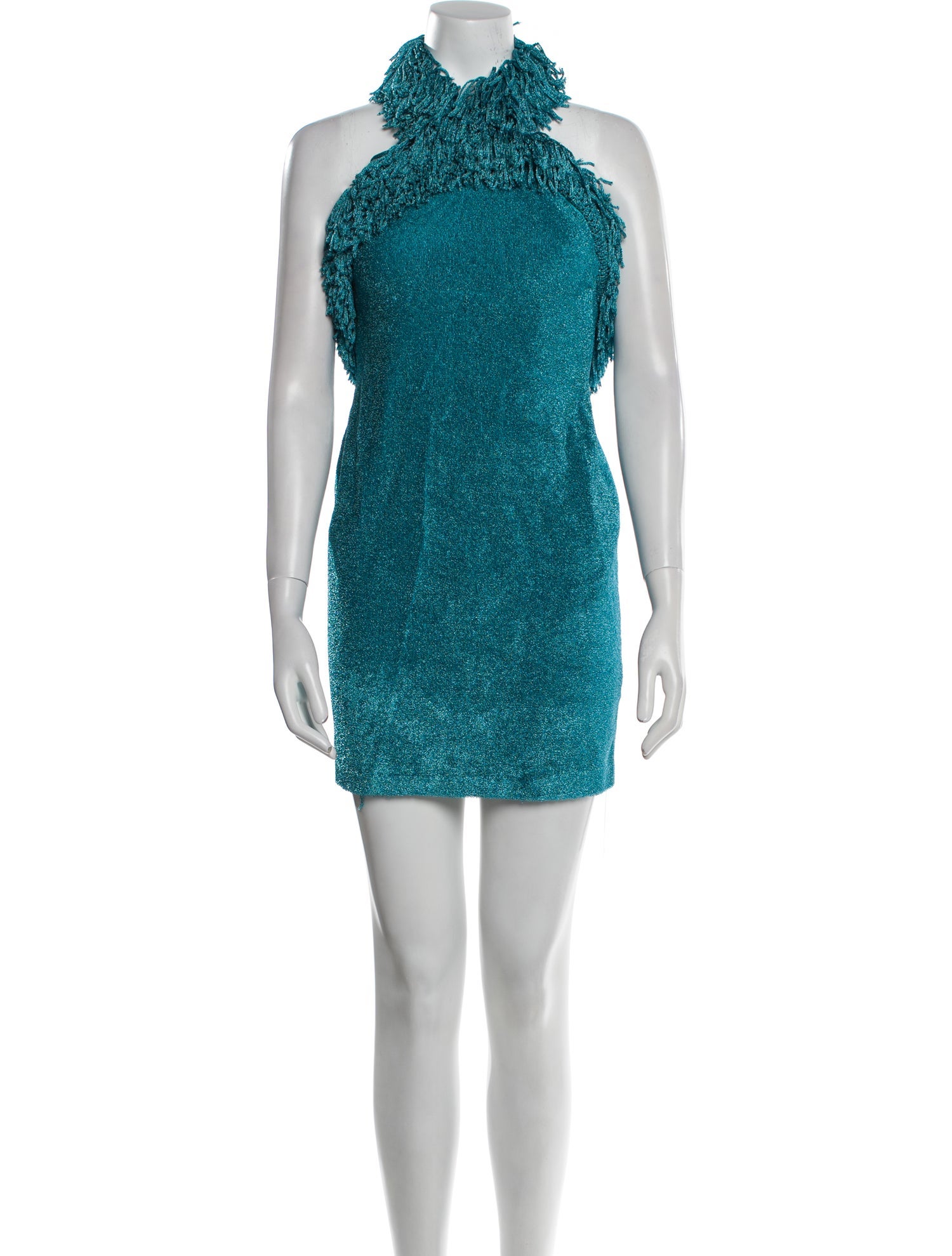 Bottega Veneta Lurex Mini Dress