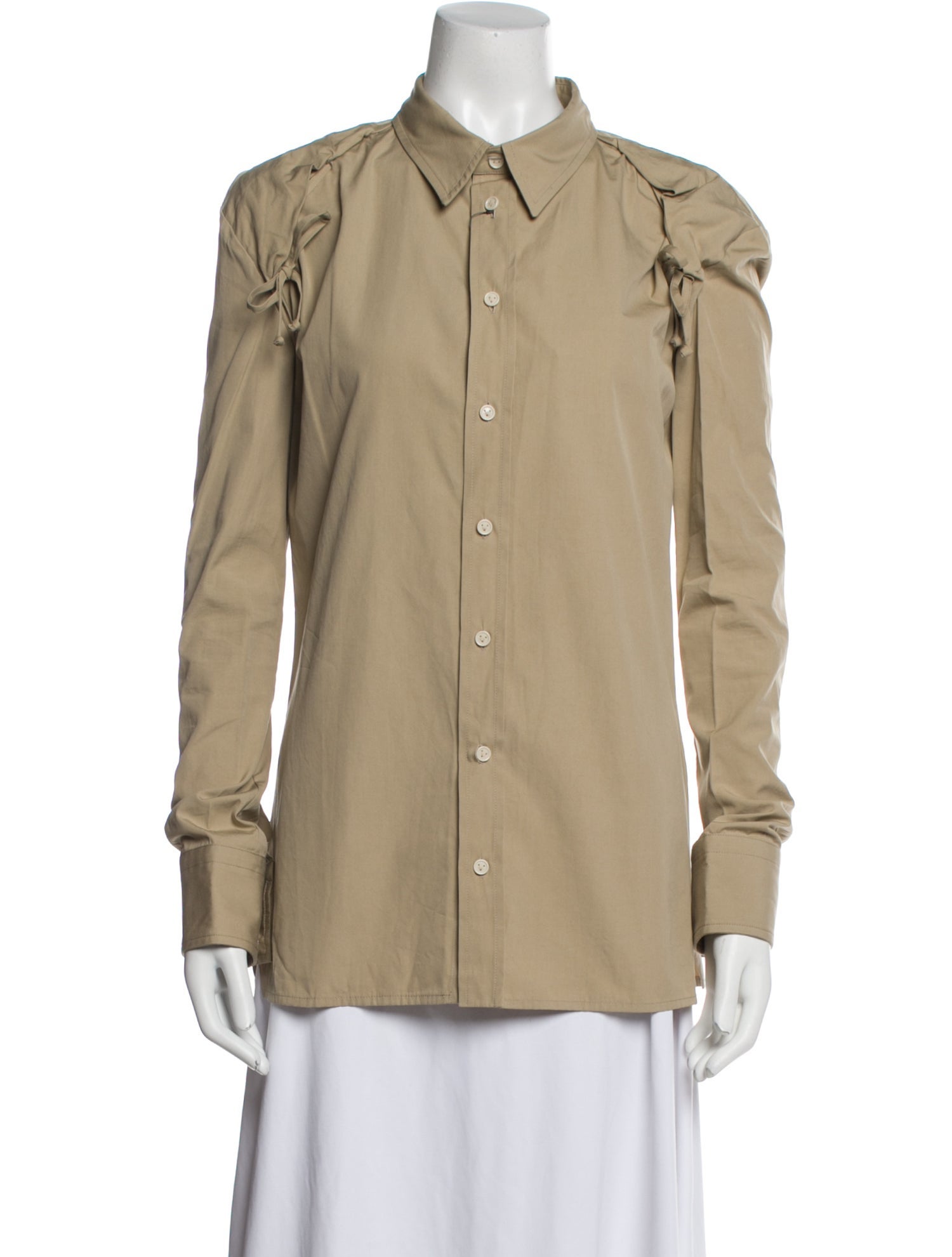 Bottega Veneta Long Sleeve Button-Up Top w/ Tags