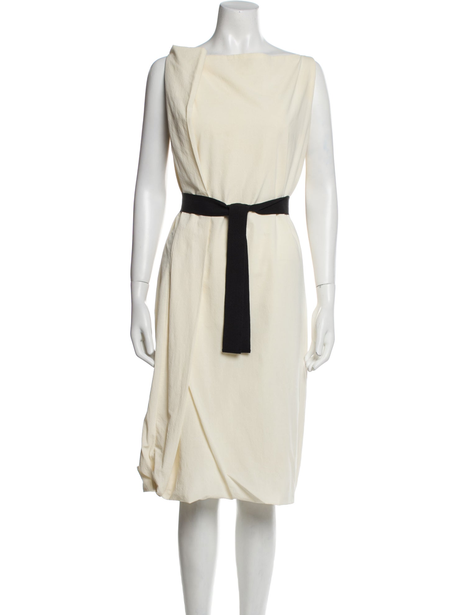 Bottega Veneta Bateau Neckline Mini Dress