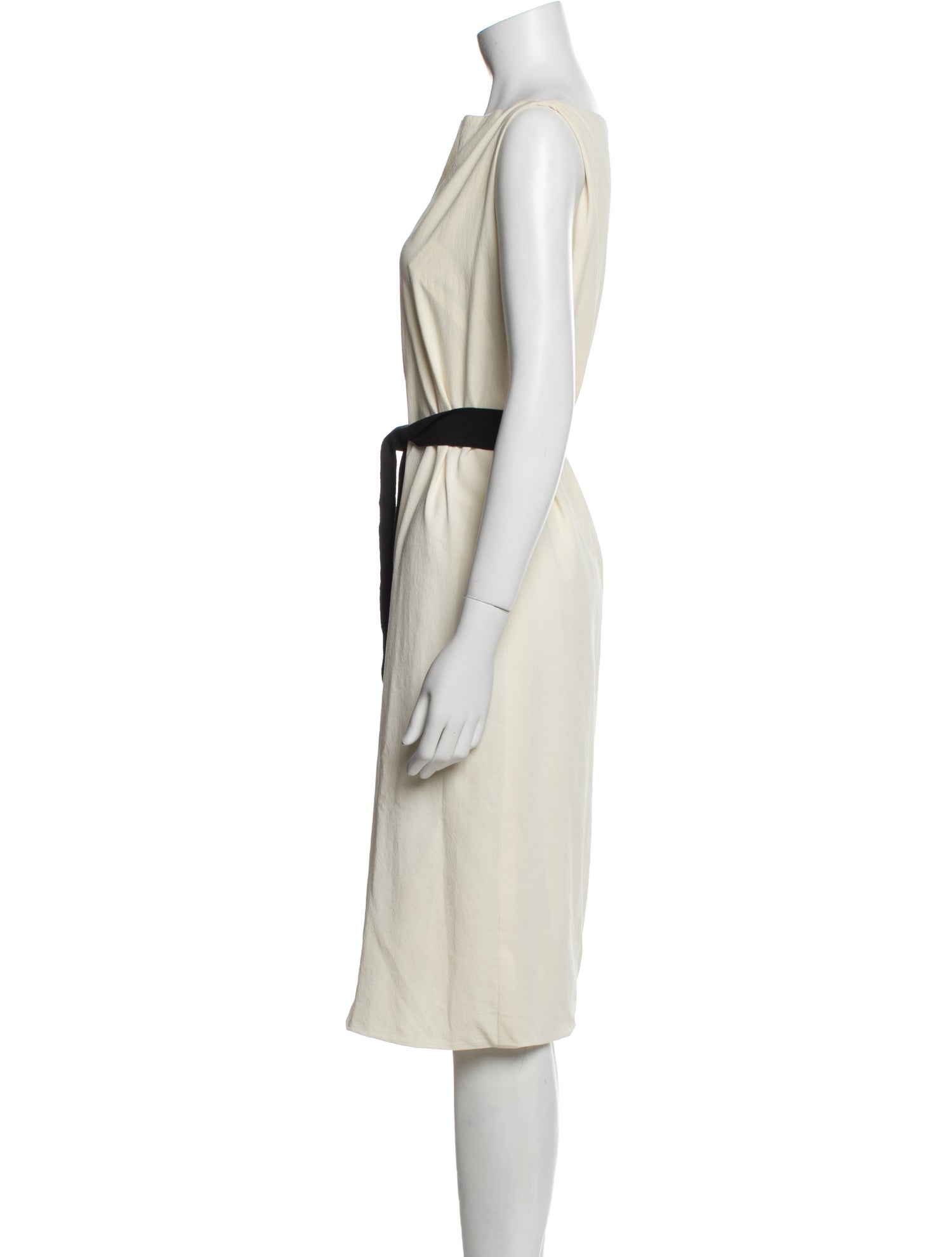Bottega Veneta Bateau Neckline Mini Dress
