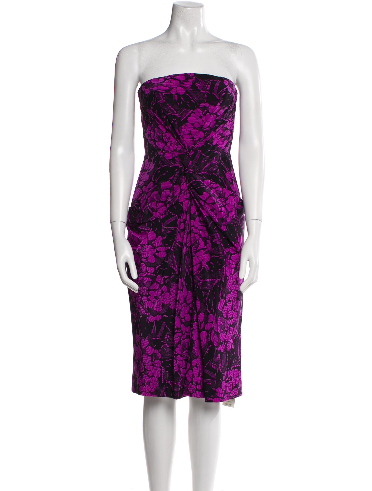 Bottega Veneta Floral Print Mini Dress