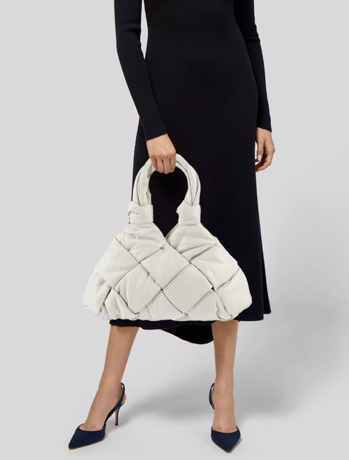 Bottega Veneta Intrecciato Padded Lock Tote