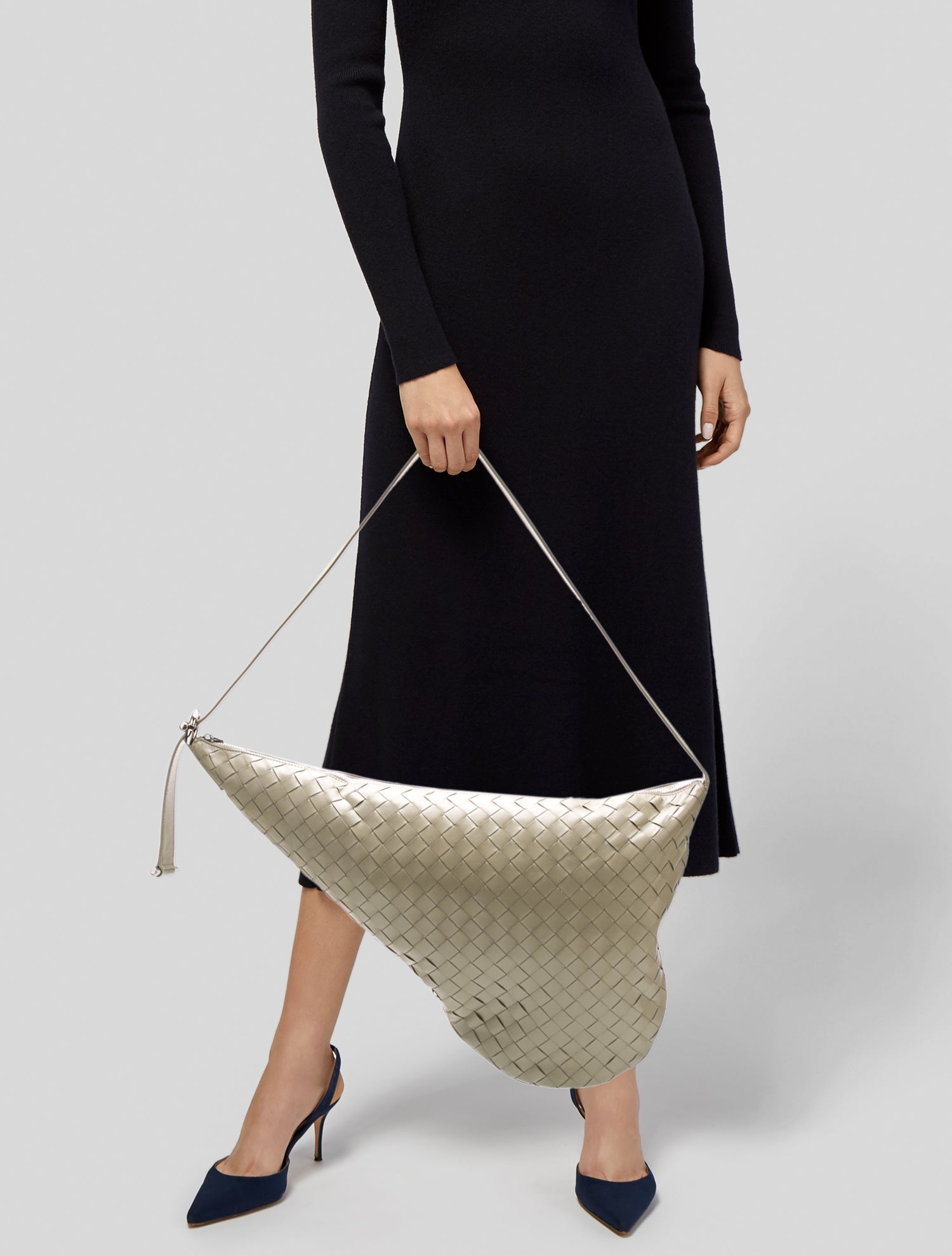 Bottega Veneta Intrecciato Shoulder Bag Small