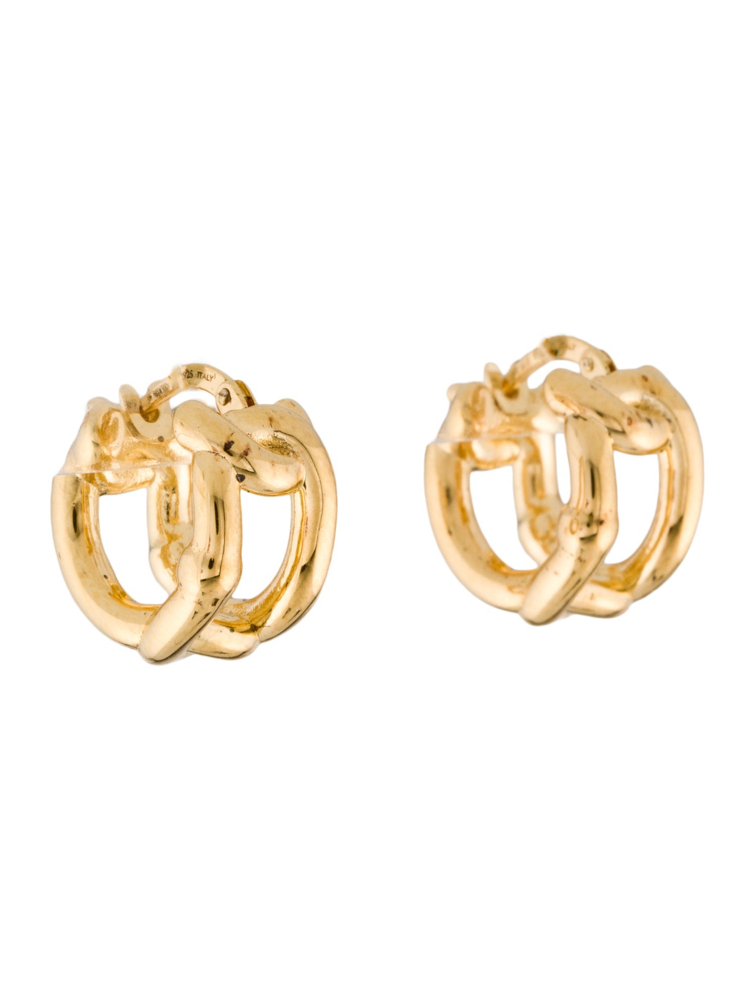 Bottega Veneta Huggie Hoop Earrings