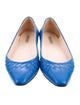 Bottega Veneta Intrecciato Weave Leather Ballet Flats